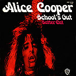 SCHOOL'S OUT b/w GUTTER CAT 1st cover